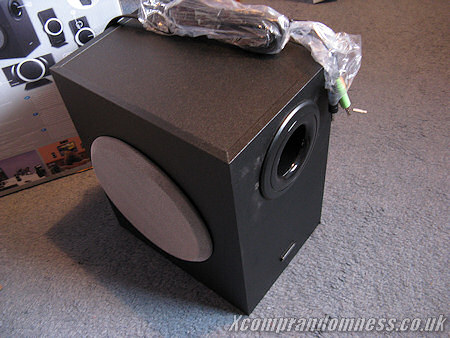 The subwoofer.