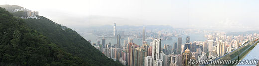 View from Victoria Peak during the day.