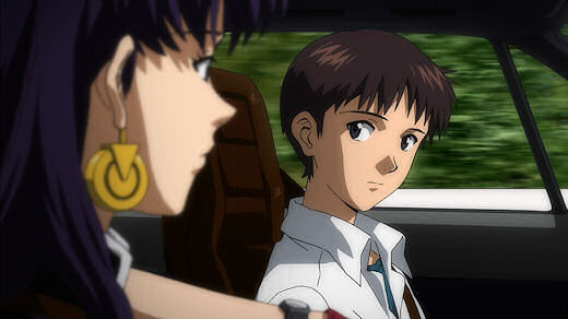 Shinji doesn't ask anything.