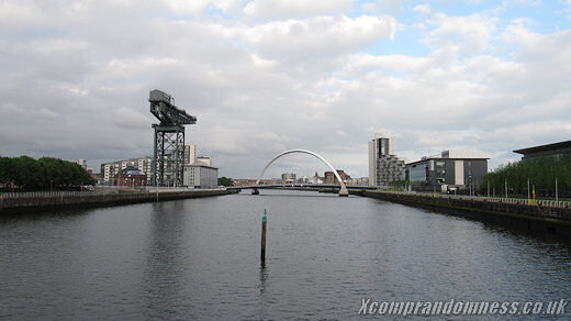 At the River Clyde.