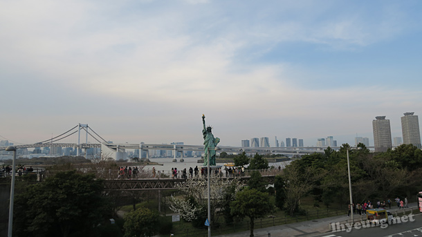 In Odaiba. Statue of liberty was a present apparently...?