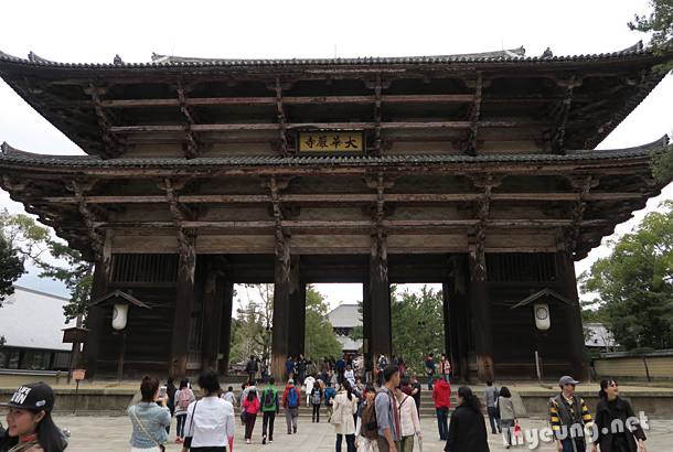 One of the gates to Todaiji