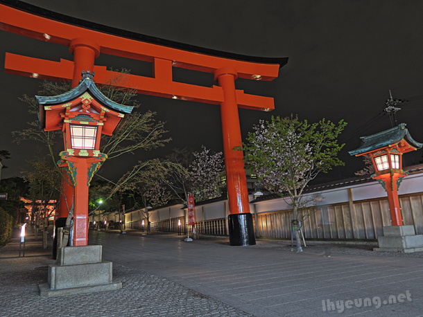 Outside the gates of Fushimi Inari