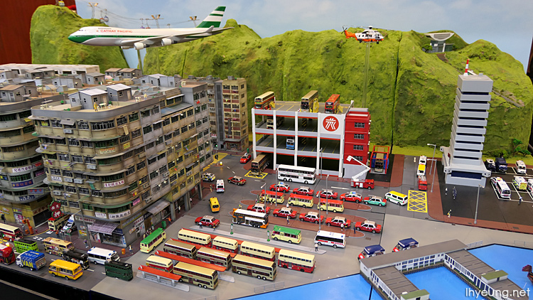 An awesome diorama of Hong Kong.