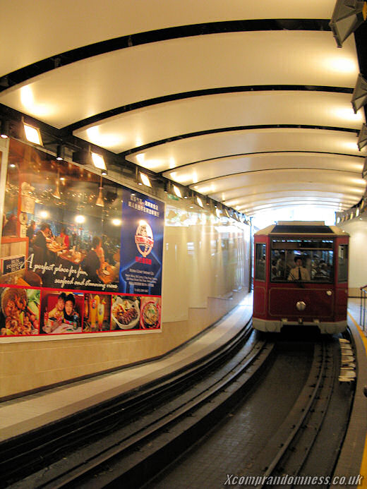 Incoming tram.
