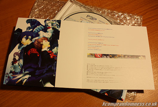 Last page of the booklet.