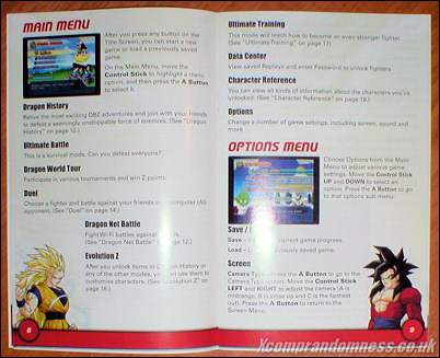 Manual Only) Dragon Ball Z Budokai Tenkaichi 3 Nintendo Wii Authentic