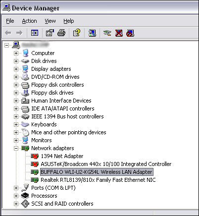 Select from Device Manager.