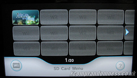 SD Card Menu