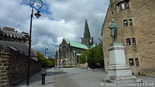 Usual test spot at Glasgow Cathedral.