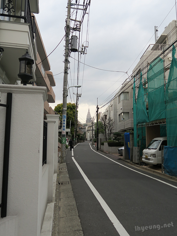 Docomo tower in the distance