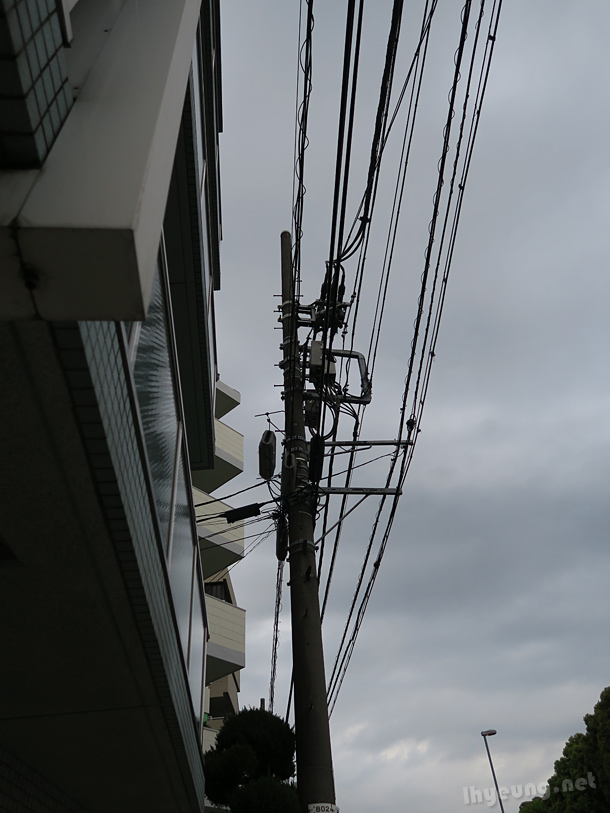 Power lines.