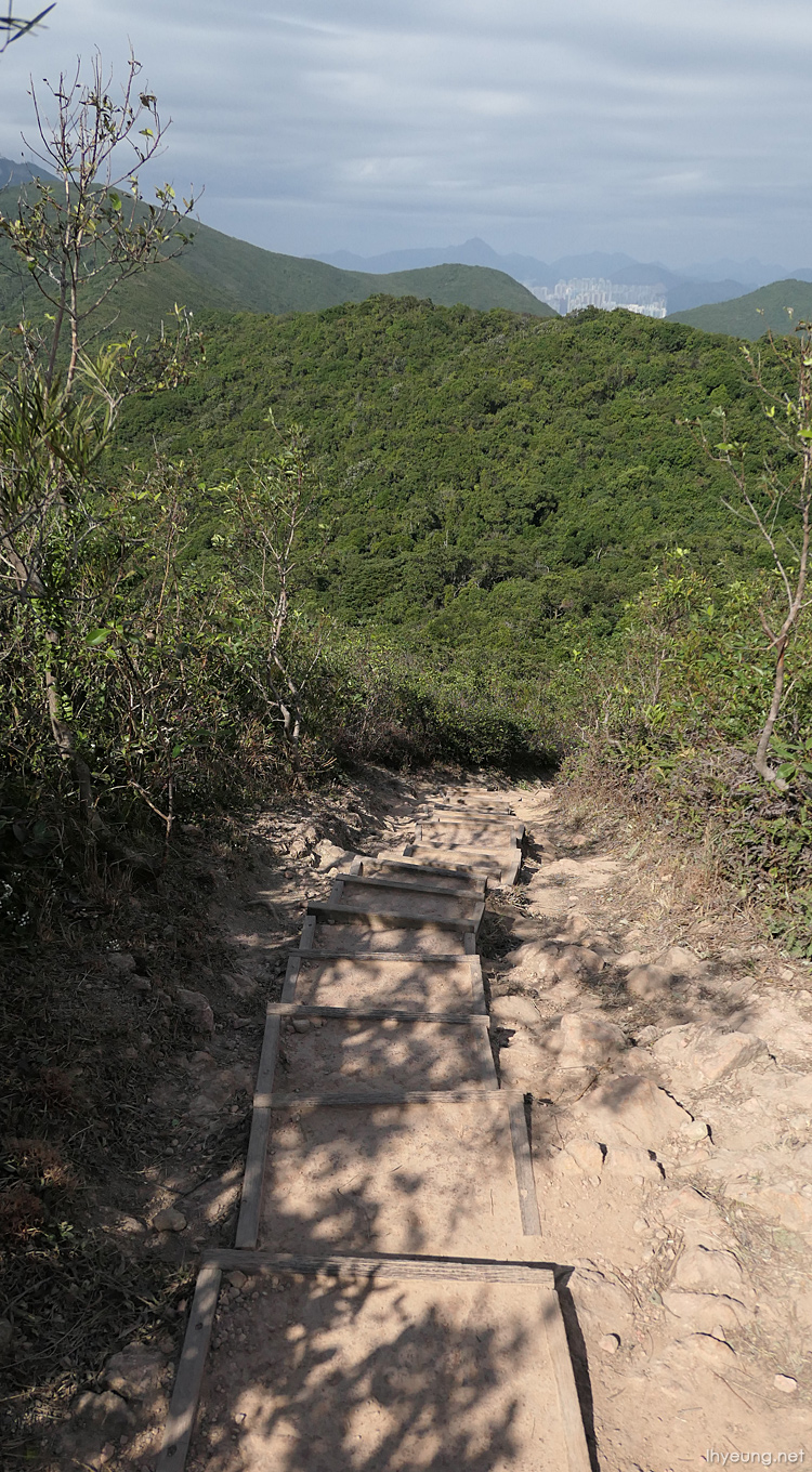 Nasty stairs going down.