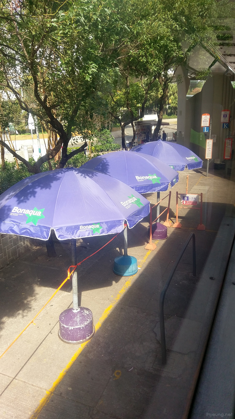 Bus stop outside Shau Kei Wan Station