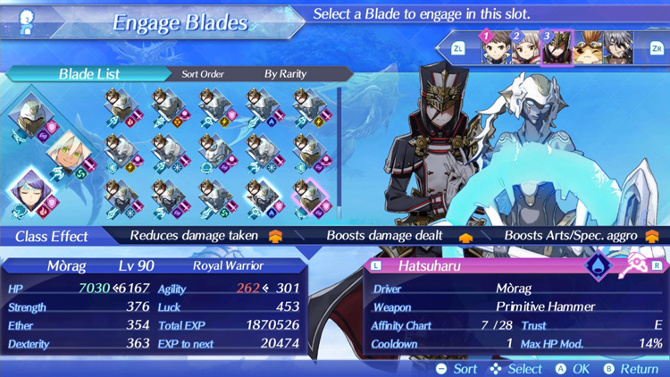 Xenoblade Chronicles 2 Tips And End Game Collecting Those Rare Blades Lh Yeung Net Blog Anigames