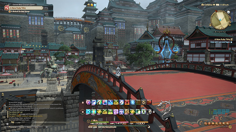 New Japan-like area, Kugane.