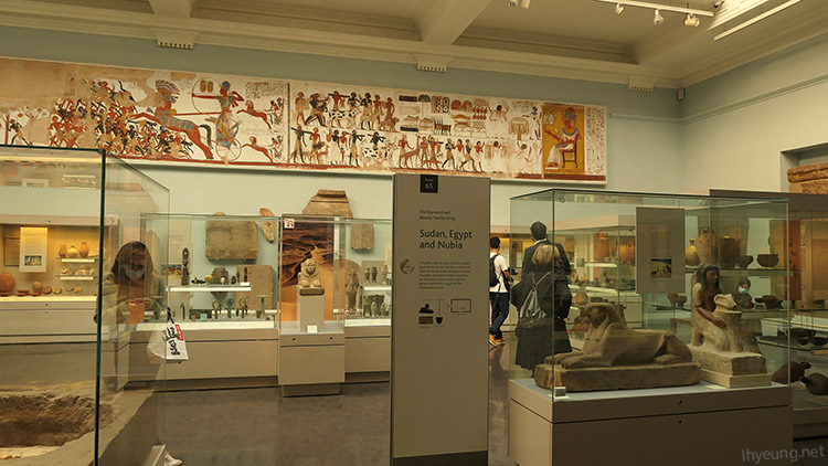 Egyptian rooms.