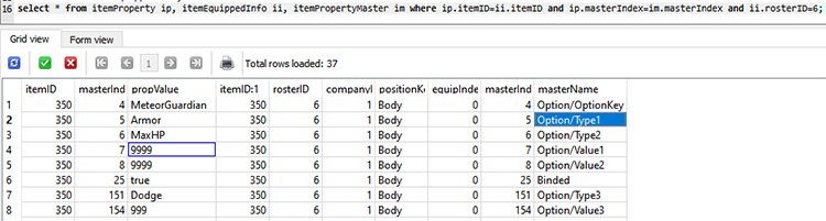 Editing stats such as movement, armour, HP and speed.