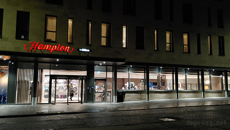 Front of the hotel. Front of the hotel.