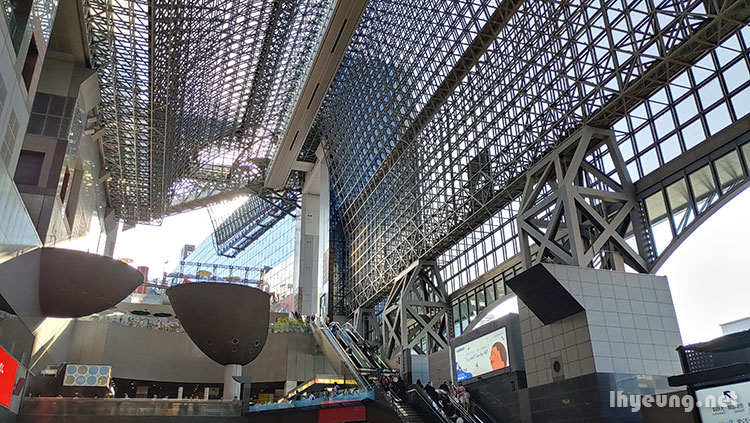 Back in Kyoto Station.