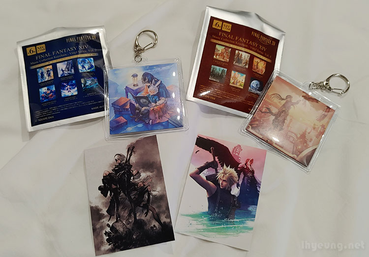 FFVII Music Collection Keychains FFVII Music Collection Keychains