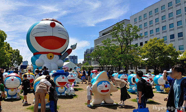Doraemon statues exhibition was tickets only. Doraemon statues exhibition was tickets only.