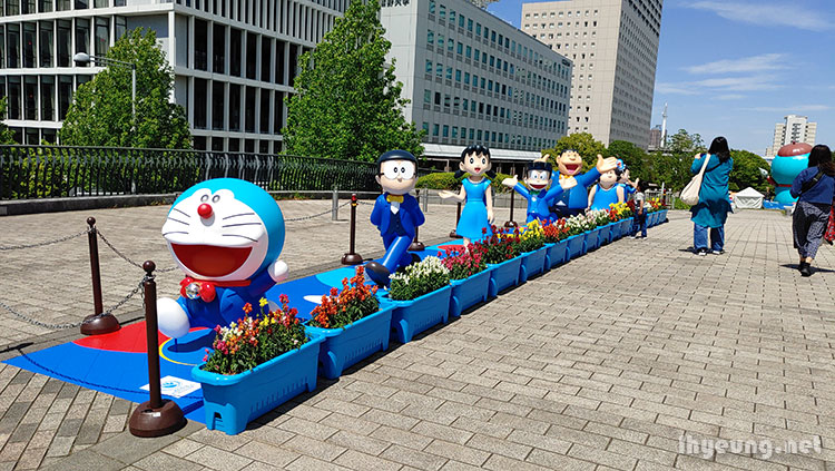 Doraemon and his gang. Doraemon and his gang.