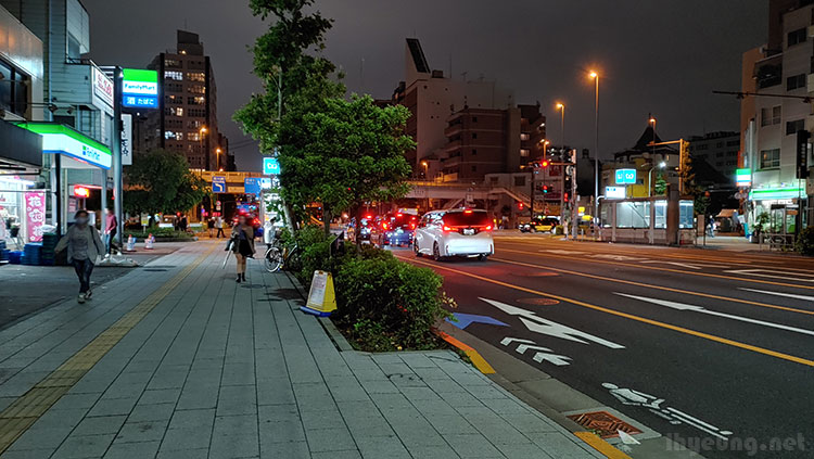 Quiet night walking around residential areas. Quiet night walking around residential areas.