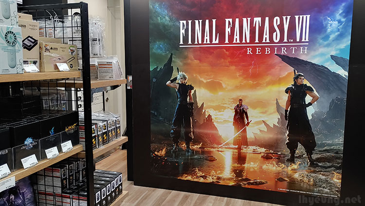 A whole floor of Square-Enix merchandise.
