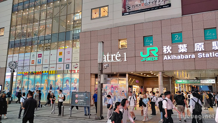 Akiba Station with an Imas Gakuen collab at Atre.