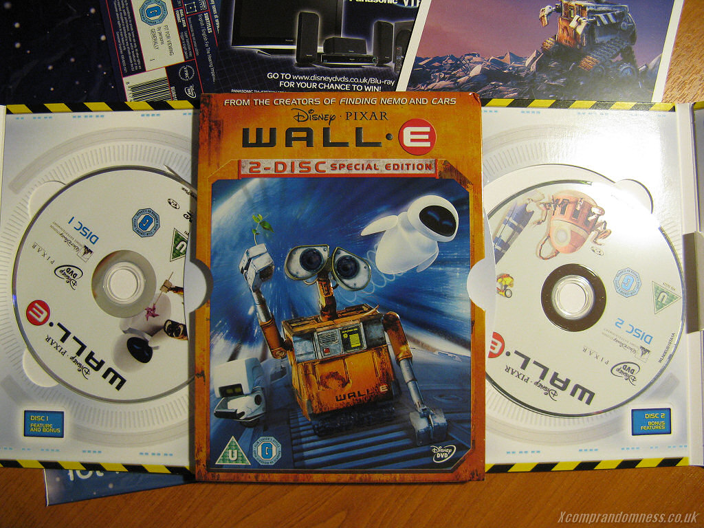 Wall E 2 Disc Special Edition Dvd With Art Cards Lh Yeung Net Blog Anigames