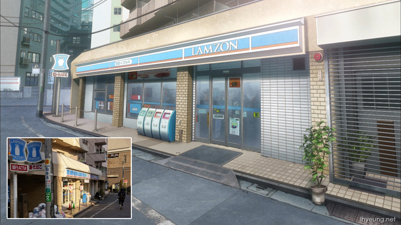 anime places in real life